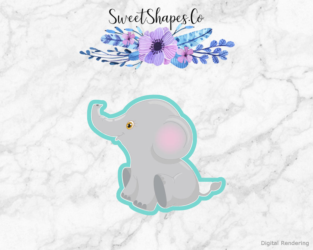 Jungle Babies Elephant Cookie Cutter