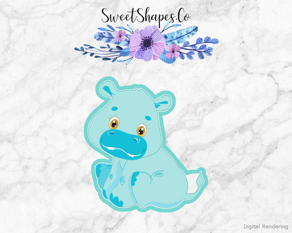 Jungle Babies Hippo Cookie Cutter