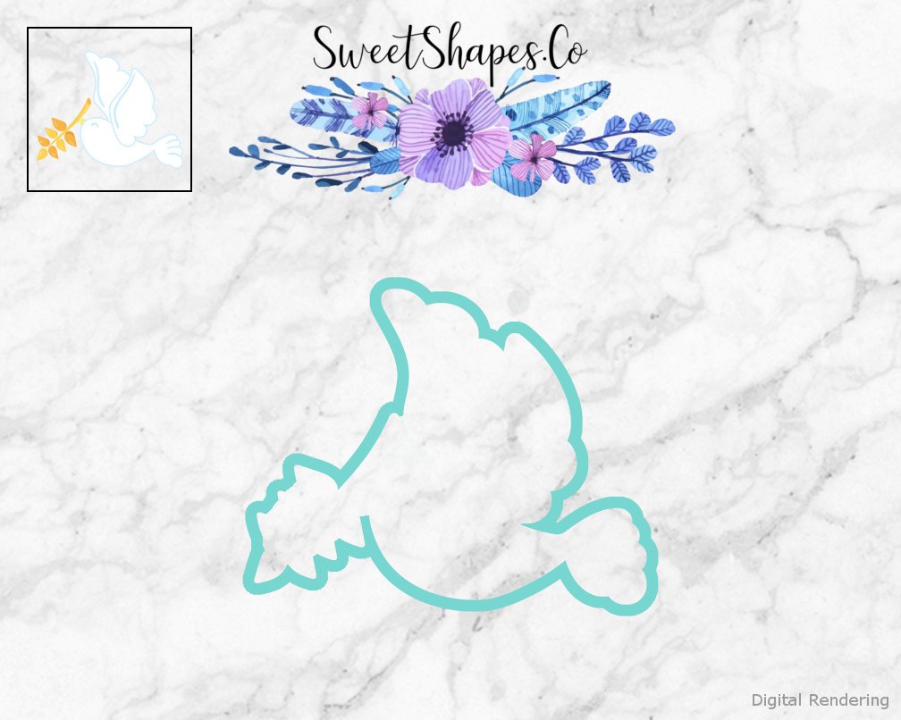 Peace Dove Cookie Cutter