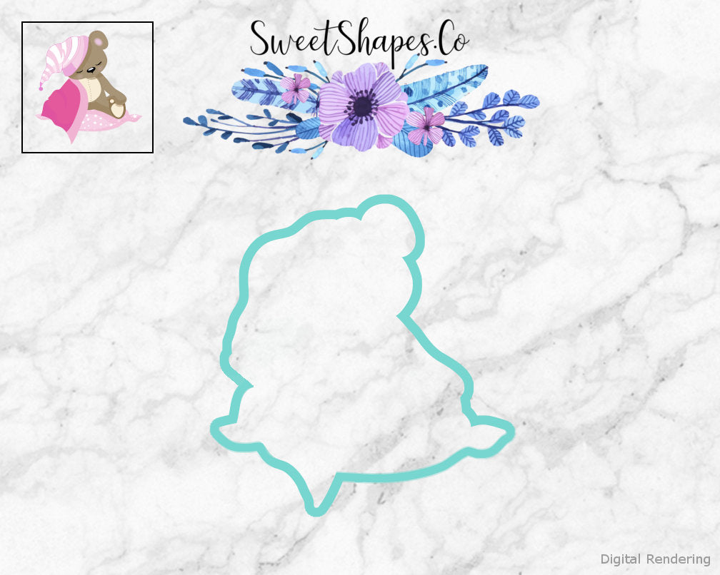 Sleeping Bear 2 Cookie Cutter