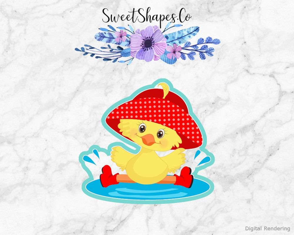 Rainy Duck 5 Cookie Cutter
