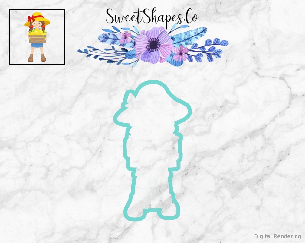 Farm Girl 2 Cookie Cutter