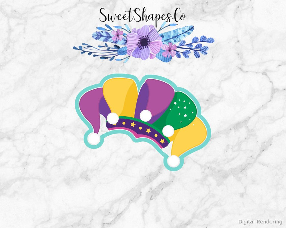 Mardi Gras Hat 3 Cookie Cutter