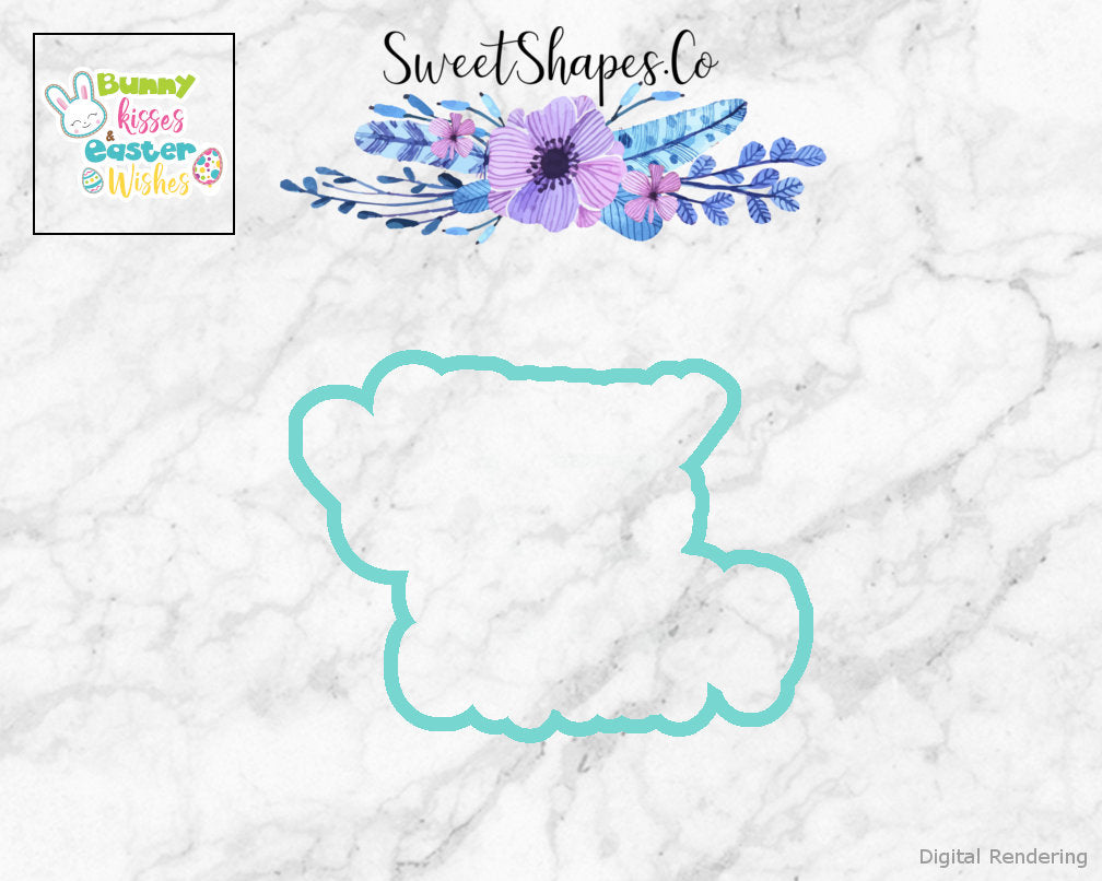 Bunny Kisses Cookie Cutter