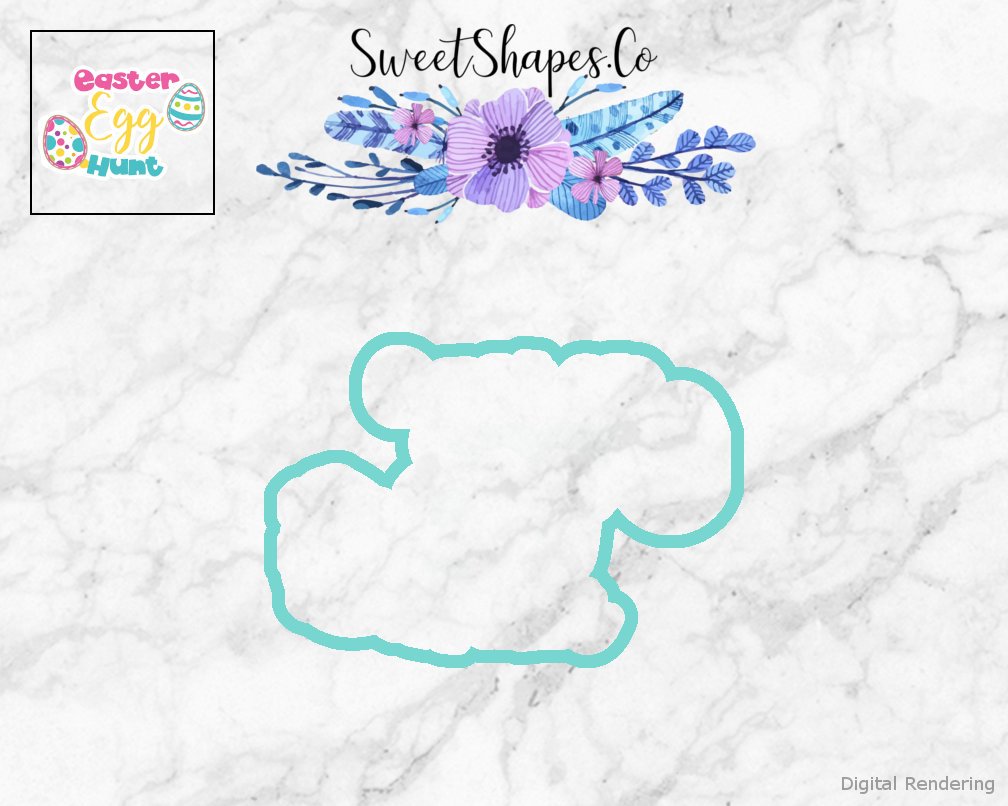 Easter Egg Hunt Cookie Cutter