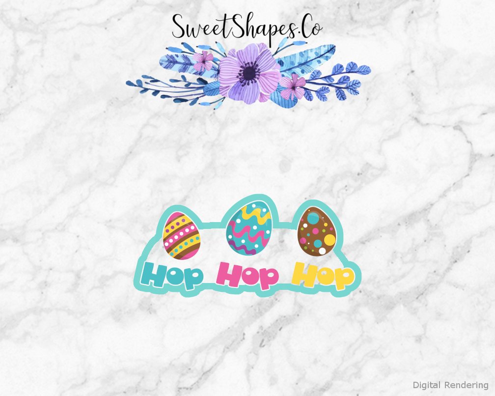 Hop Hop Hop Cookie Cutter