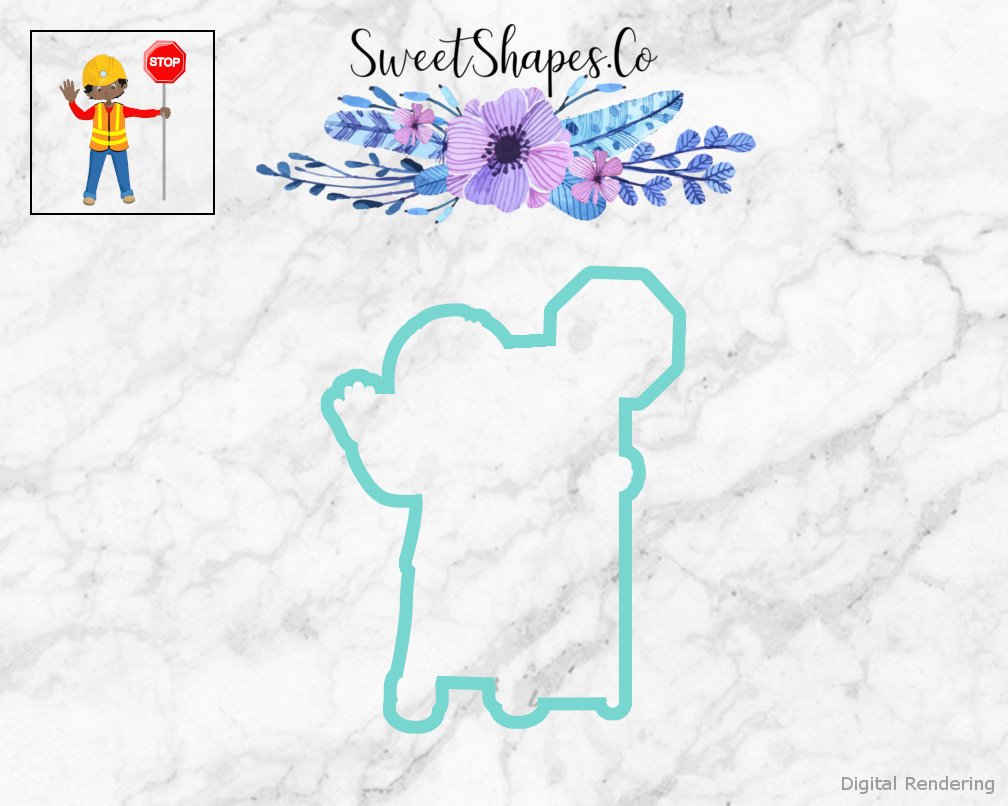 Construction Worker 4 Cookie Cutter
