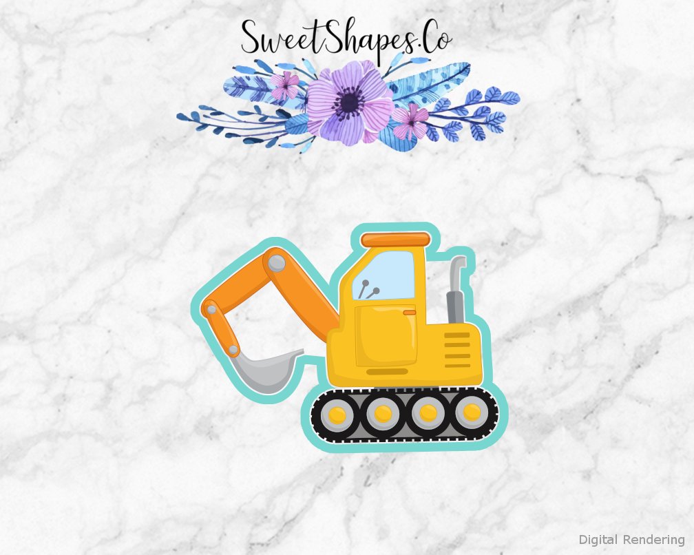 Excavator Cookie Cutter