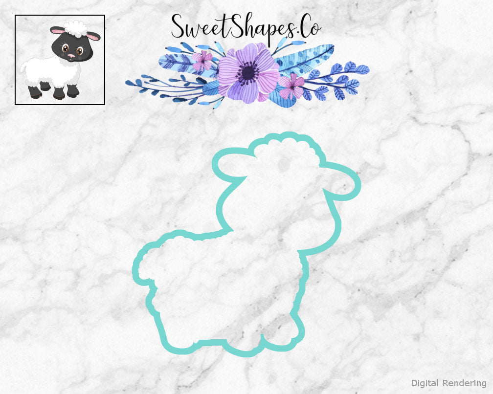 Sheep 2 Cookie Cutter