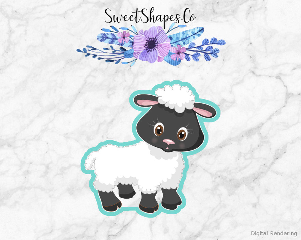 Sheep 2 Cookie Cutter