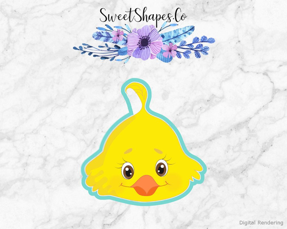Chick Face 2 Cookie Cutter