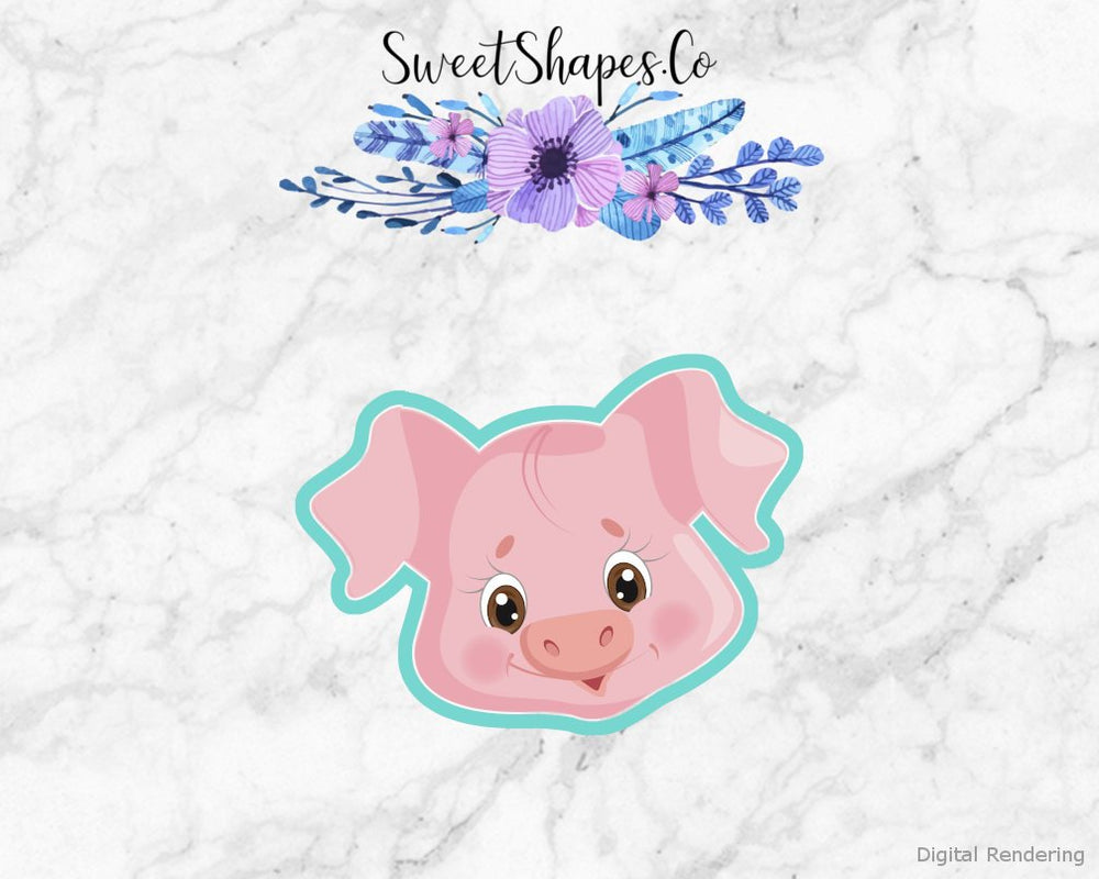 Pig Face 3 Cookie Cutter