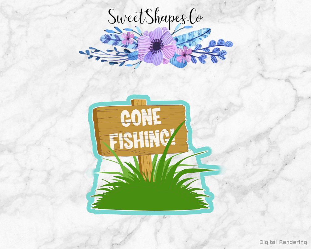 Gone Fishing Cookie Cutter