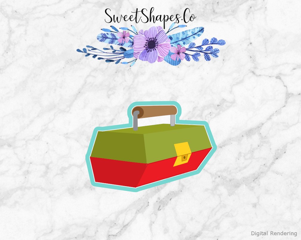 cookie tackle box Tackle Box Cookie Cutter – SweetShapes.Co
