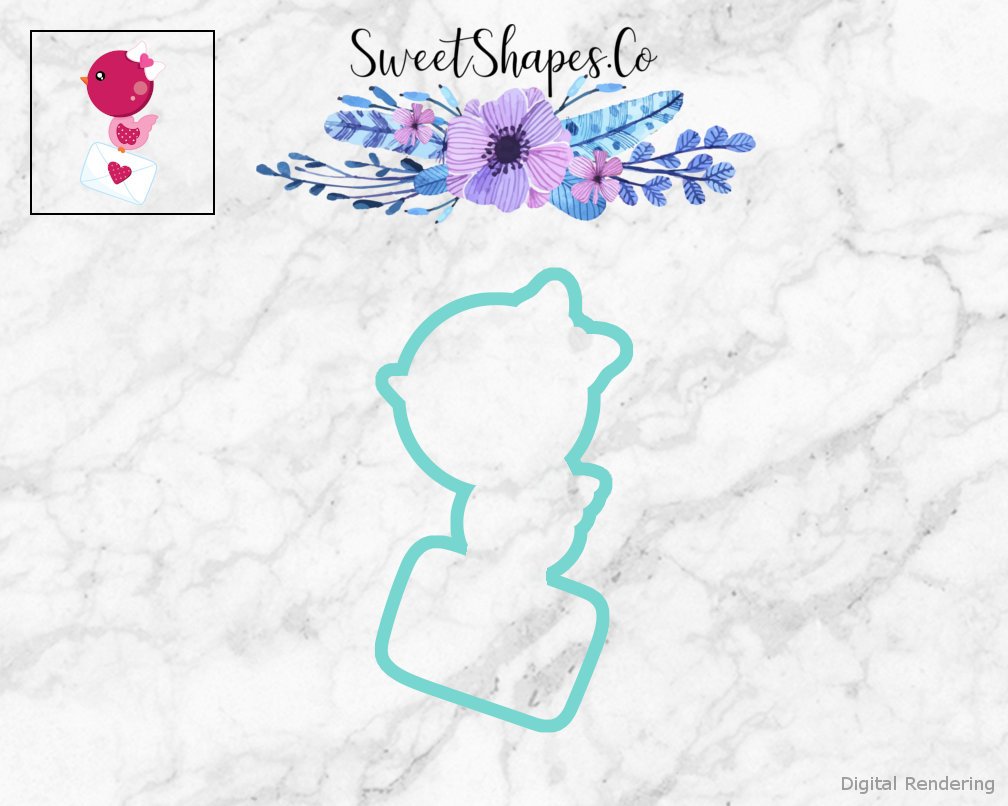 Valentine Bird Cookie Cutter