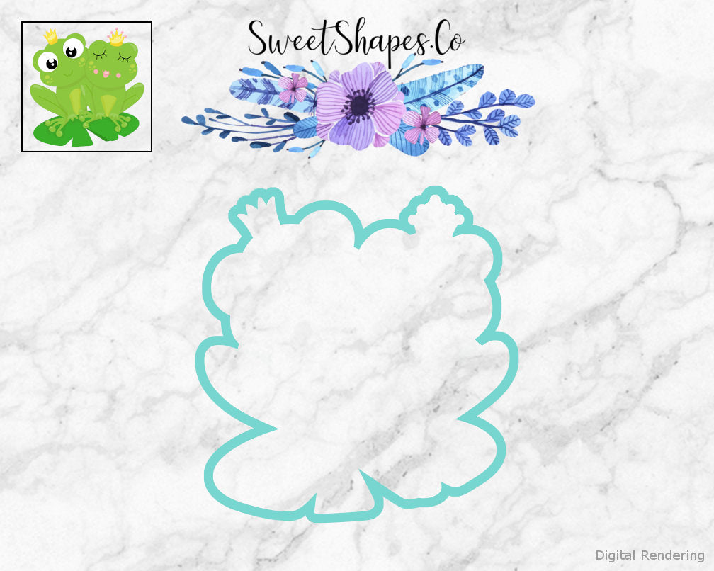 Valentine Frogs Cookie Cutter
