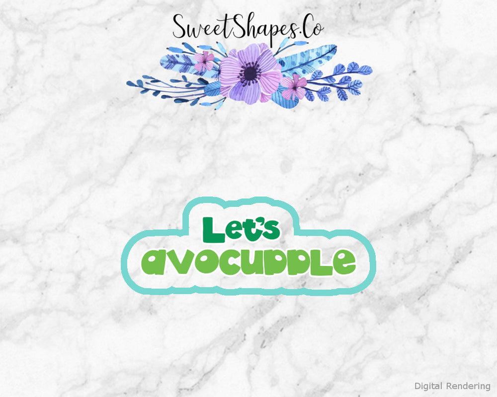 Avocuddle Cookie Cutter