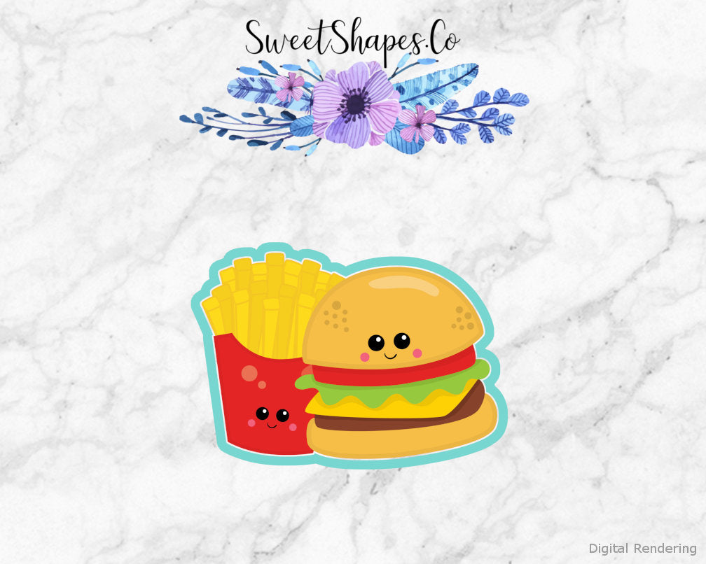 Burger And Fries Cookie Cutter