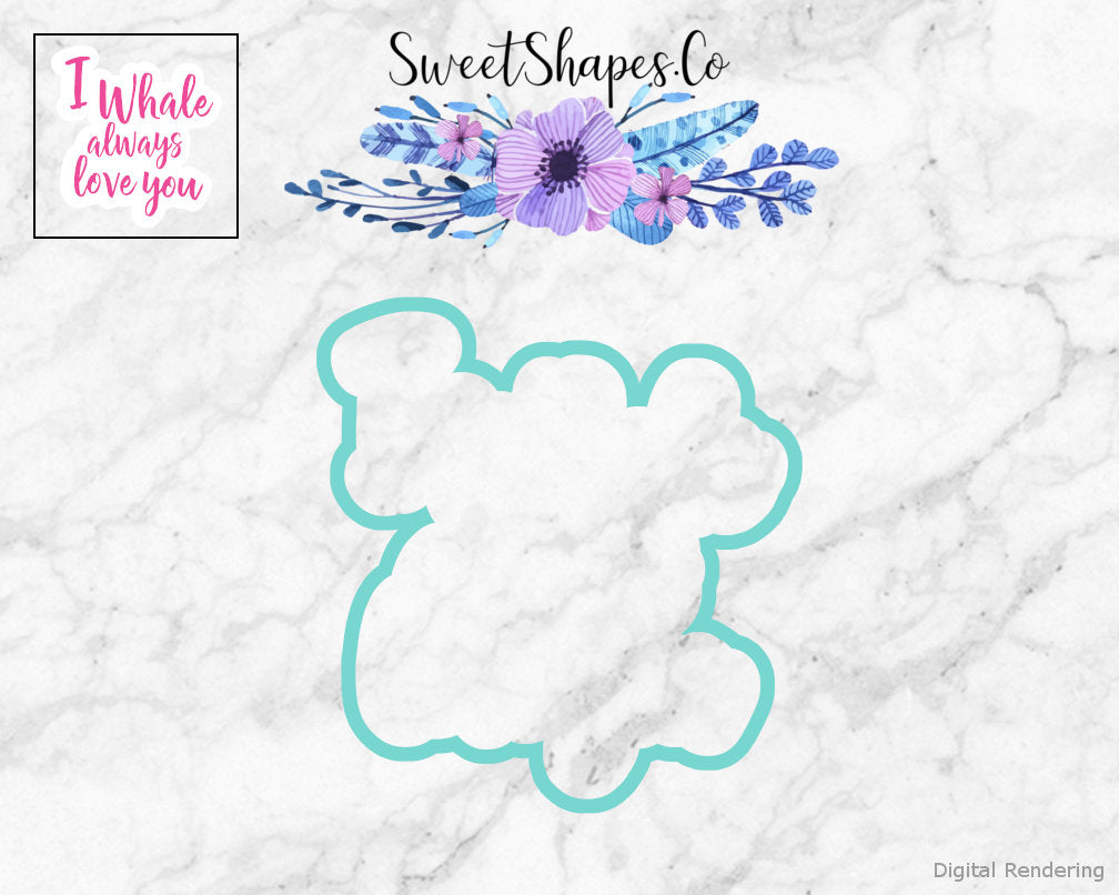I Whale Always Love You Cookie Cutter