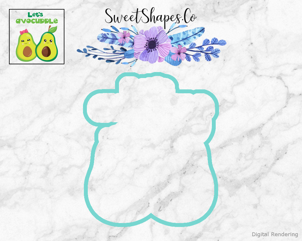Lets Avocuddle Cookie Cutter