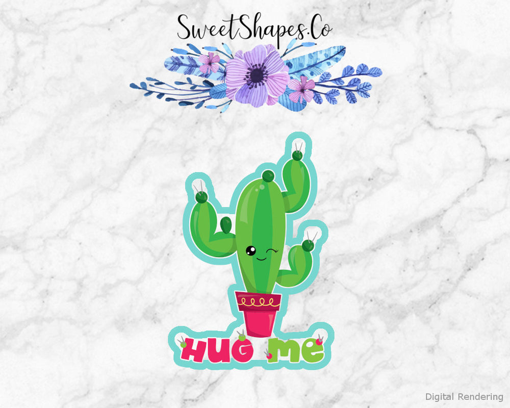 Valentine Cactus Cookie Cutter