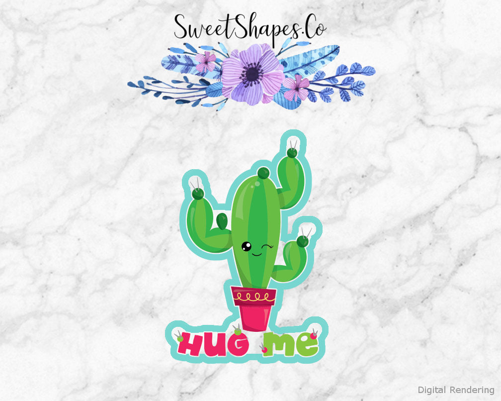 Valentine Cactus Cookie Cutter