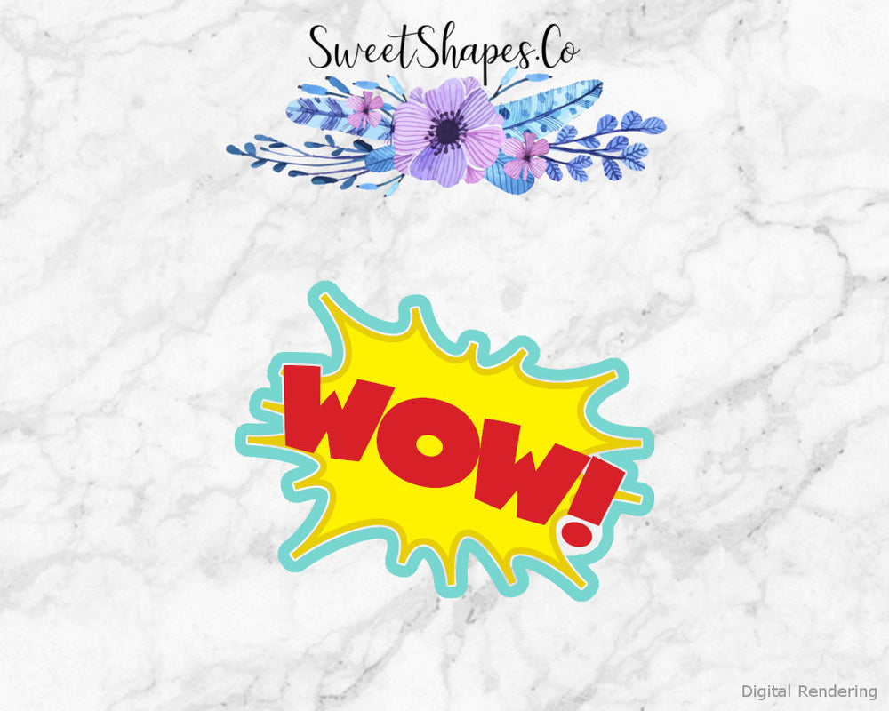 Super Hero Wow Cookie Cutter