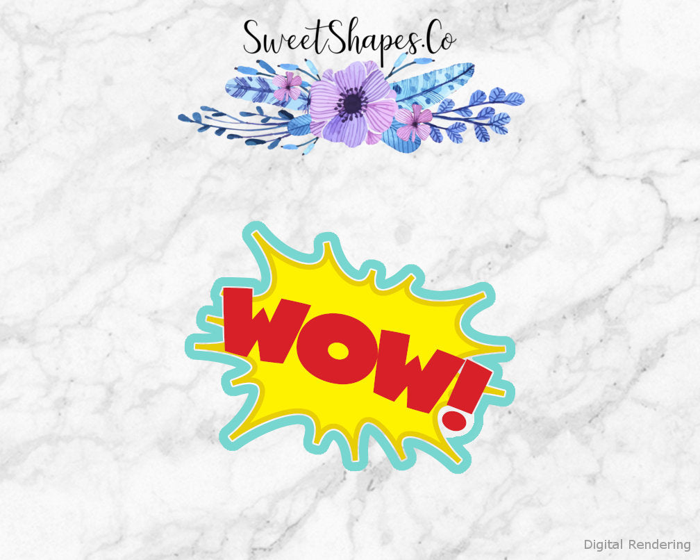 Super Hero Wow Cookie Cutter