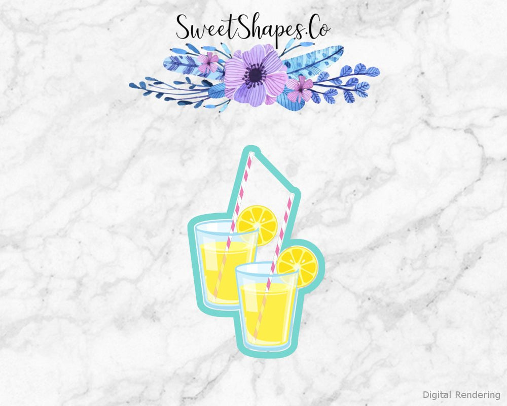 Lemonade Glasses Cookie Cutter
