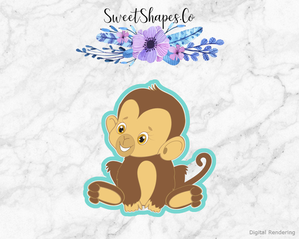 Jungle Babies Monkey Cookie Cutter
