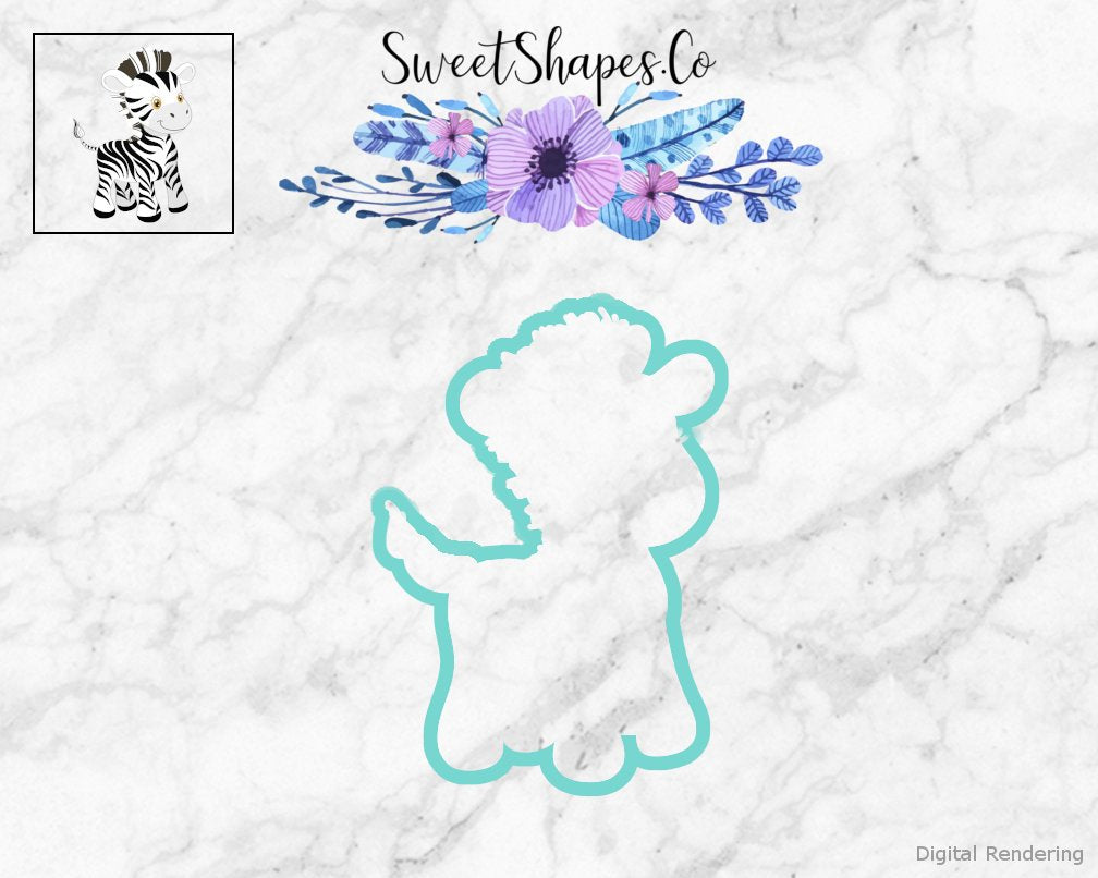 Jungle Babies Zebra Cookie Cutter