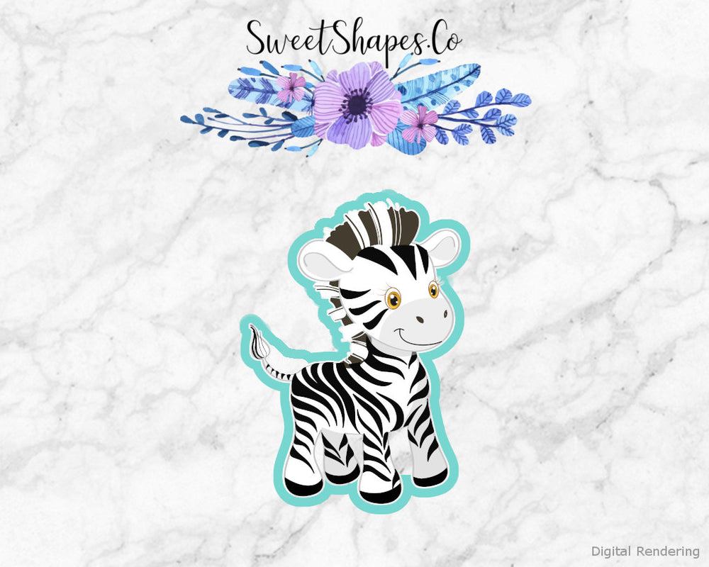 Jungle Babies Zebra Cookie Cutter