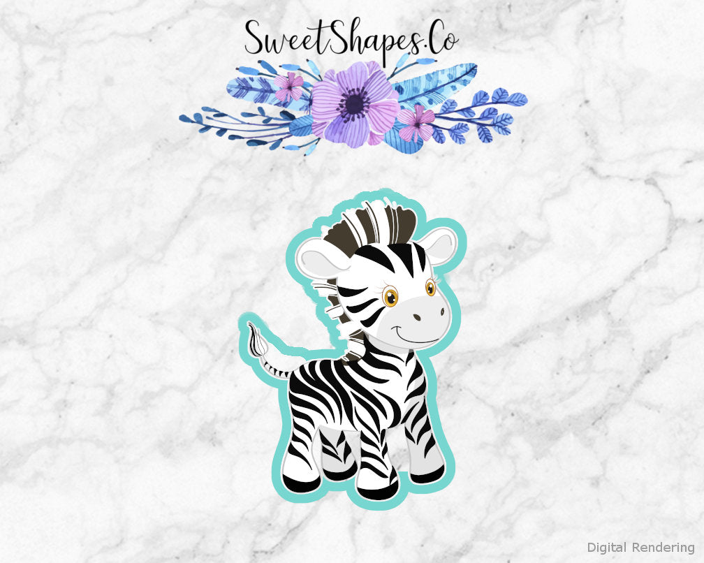 Jungle Babies Zebra Cookie Cutter