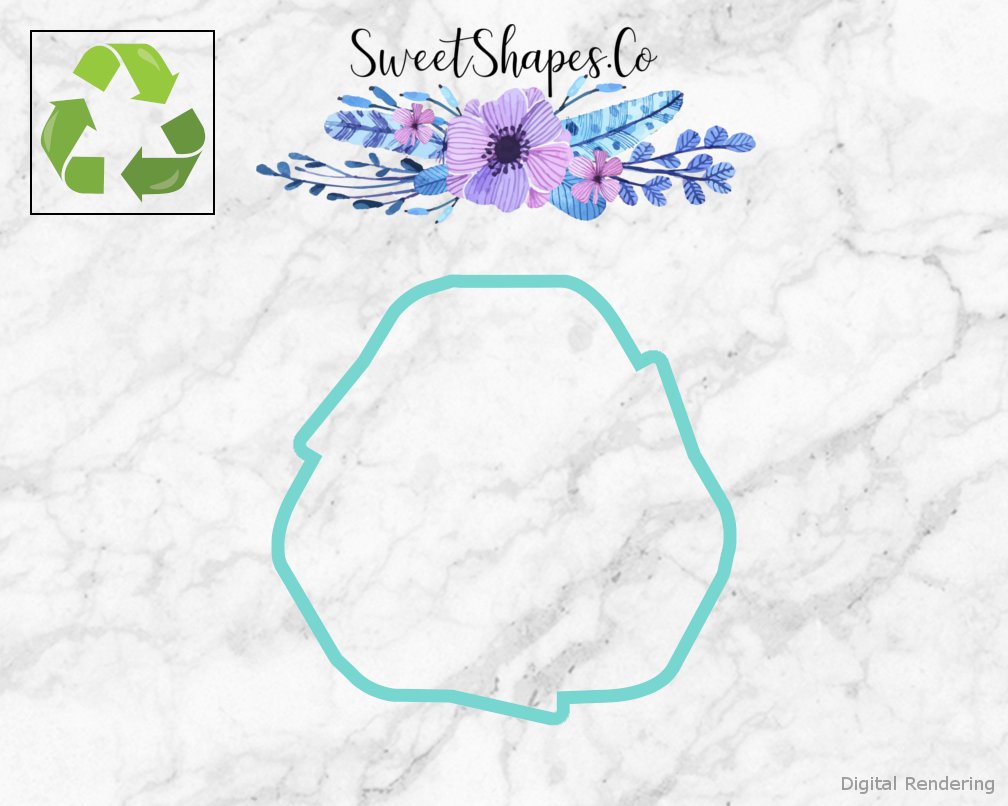 Recycling Sign Cookie Cutter