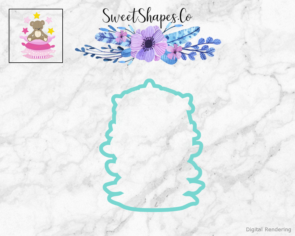 Sleeping Bear Pillow & Stars Cookie Cutter
