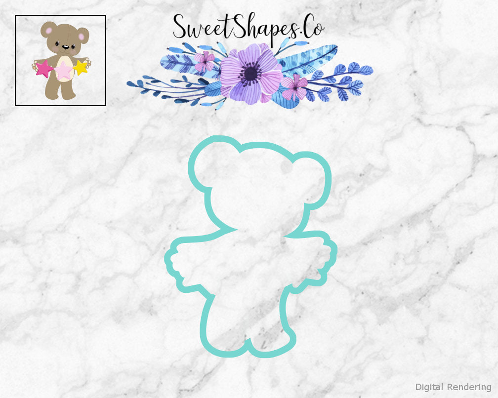 Sleeping Bear Stars Cookie Cutter