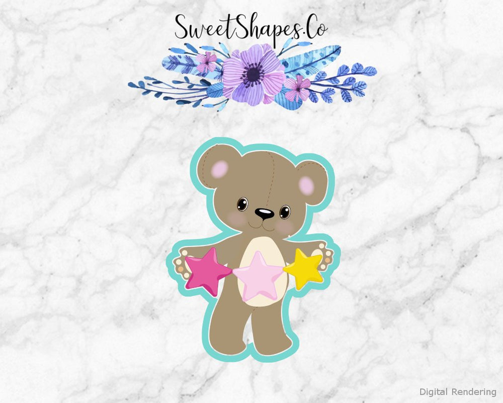 Sleeping Bear Stars Cookie Cutter