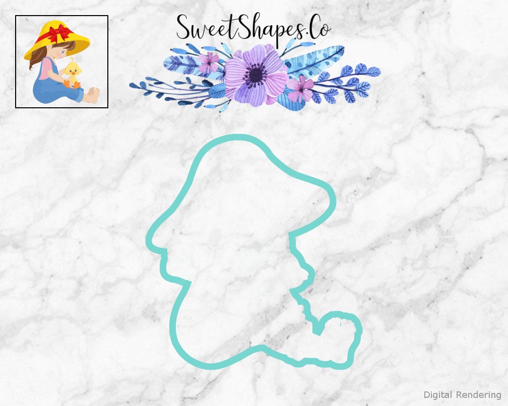Farm Girl 1 Cookie Cutter