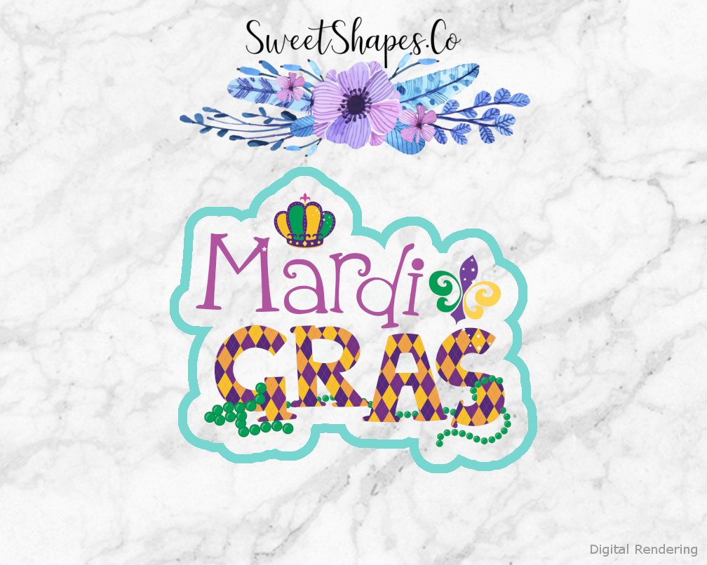Mardi Gras Cookie Cutters (Set of 7)