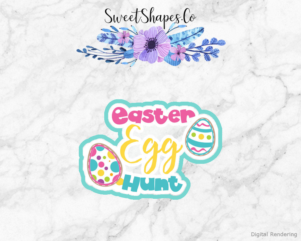 Easter Egg Hunt Cookie Cutter