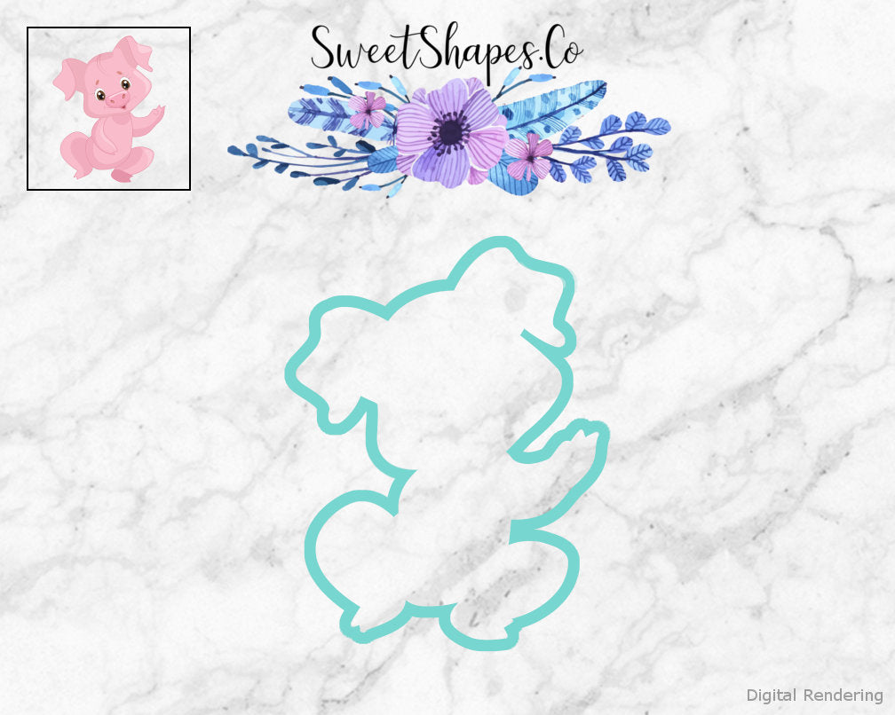 Pig 2 Cookie Cutter