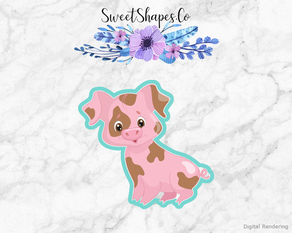 Pig 3 Cookie Cutter