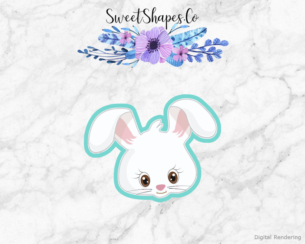 Bunny Face 2 Cookie Cutter