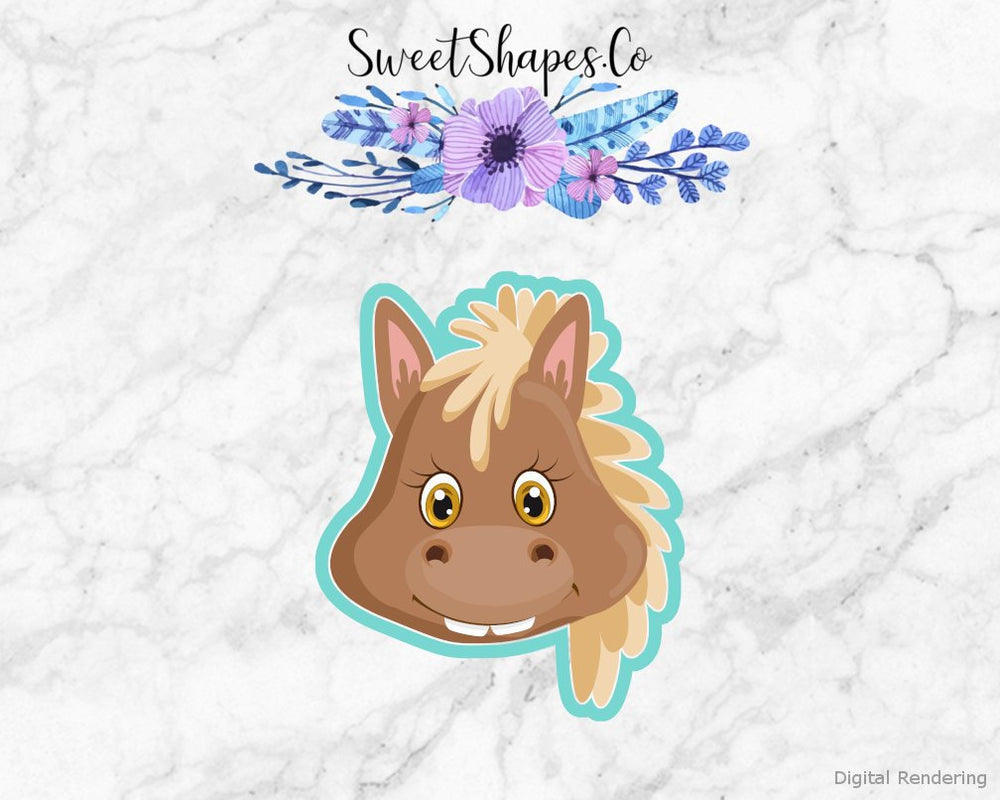 Horse Face 2 Cookie Cutter
