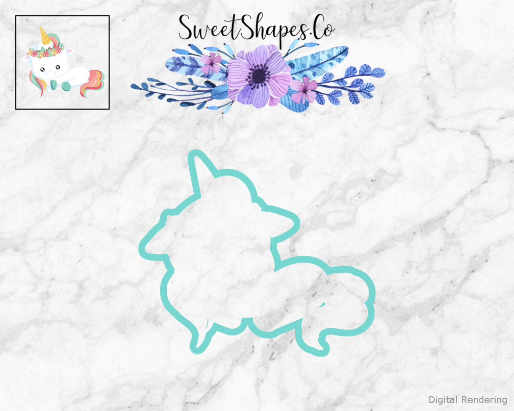 Sleeping Unicorn Cookie Cutter