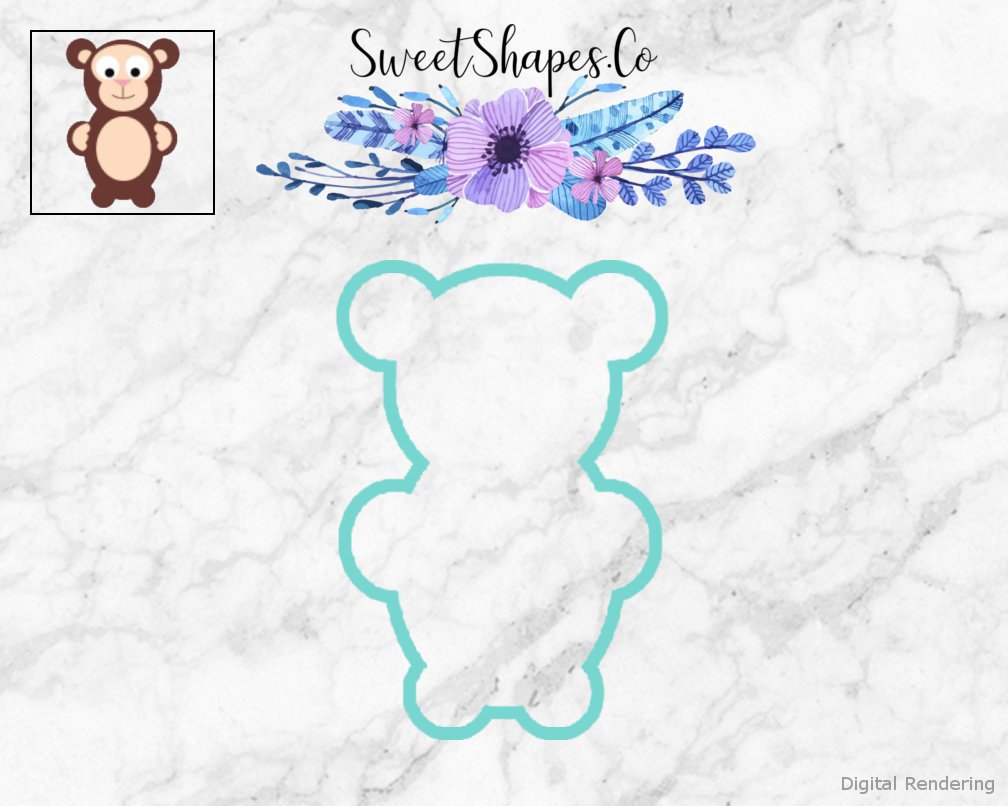 Monkey Cookie Cutter