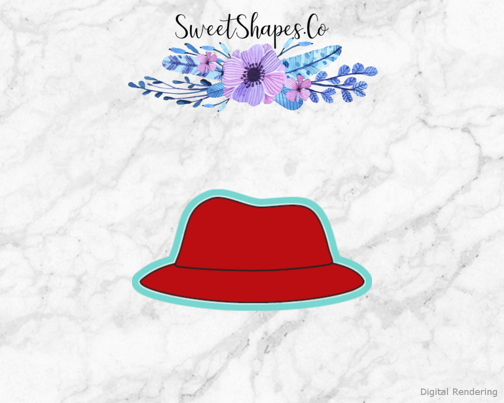 Fancy Hat 2 Cookie Cutter