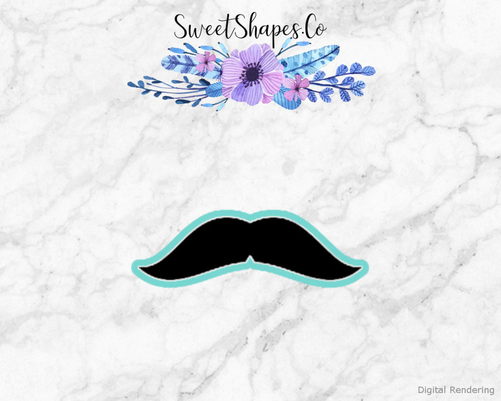 Moustache 2 Cookie Cutter