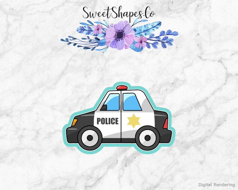 Police Car Cookie Cutter