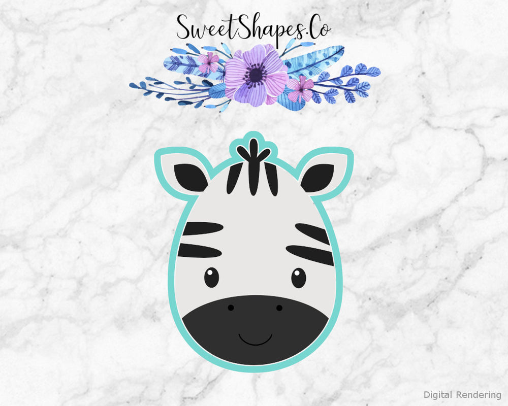 Zebra Face Cookie Cutter